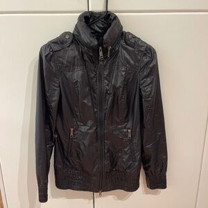 Black Mackage packable windbreaker jacket coat XS
